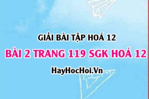Giải bài 2 trang 119 SGK Hoá 12: Tính chất hóa học của kim loại kiềm thổ, hợp chất của kim loại kiềm thổ
